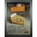 1986 Nestle's Chocolate Ad - No-Bake Cheesecakes