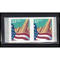 3281c 33c U.S. Flag Over City Fine MNH CNP Left...