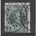 BELGIUM 1922 ALBERT I 5c SLATE SG 352 FINE USED#