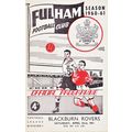 FULHAM v BLACKBURN ROVERS LEAGUE DIVISION ONE 1...