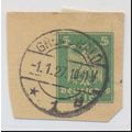 Germany Cut Square, Used, Like Scott #331, "Gre...