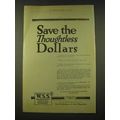 1918 National War-Savings Committee Ad - Save t...