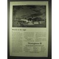1942 Westinghouse Equipment Ad - Miracle in the Night