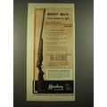 1962 Mossberg 195K Shotgun Ad - Best Buy from muzzle to butt