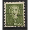 NETHERLANDS 1949 5c GREEN QUEEN JULIANA SG 684 ...