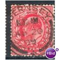 GB stamps 1902-10 KEV11 - 1d SG219 Guernsey 9