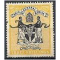BCA (Nyasaland) 1895 SG27 3/- Black & Yellow Ve...
