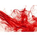 Red paint abstract 254x183cm Large wall mural p...