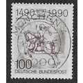GER 1990 100pf '500TH ANN OF EUROPEAN POSTAL SE...