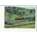 Railway WORTH VALLEY 2-6-0T 41241 Postcard by K...