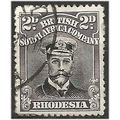 Rhodesia 1913 SG209 2d Black & Grey Fine Used ....