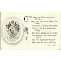 Patriotic KING AND COUNTRY Postcard (Woodland 90))