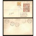 Montserrat Registered Air Mail combo to Ontario...