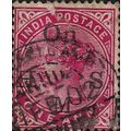 INDIA, Victoria, red 1900, one anna