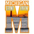 Grand Haven Michigan Capitol M Fridge Magnet