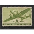 USA 1941 AIR MAIL PLANE 8c GREEN SG A902 M MINT#2