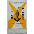 1972 programme Leigh v. Widnes