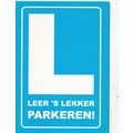 Leer's Lekker Parkeren Postcard unused VGC
