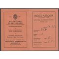 Broschüre der Hotelgebühren, Hotel Astoria, Mün...