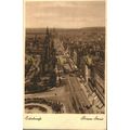 Edinburgh, Princes Street, Rare Valentines Velv...