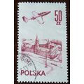 Poland 1976 Air 50z Jet Trainer plane over Wars...