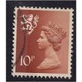 Scotland GB 1976 10p Orange Brown Machin SG S29...