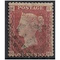 1858 SG43 1d Red Plate 73 Good/Fine Used Check ...