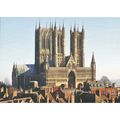 1) Lincoln Minster: The West Front.