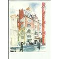 LONDON Knightsbridge Basil Street Hotel Art Pos...