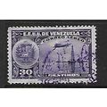 VENEZUELA 1938 30c VIOLET OIL WELLS SG555 FINE ...