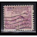 Used 727 3c Washington's Headquarters Fine K0454