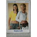 Vintage: Stylecraft 8106 cardigans & bag, carou...