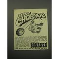 1969 Bonanza Mini Chopper Advertisement