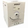 500 ft. Grey Solid CAT5e (350MHz) Network Cable...