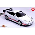 RARE KEYCHAIN WHITE RED PORSCHE 911 GT3 RS CUST...