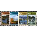 1972 New Zealand - Sc#507-510 - Lake scenery se...