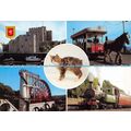 D025535 Castle Rushen. Manx Cat. Tram Laxey whe...