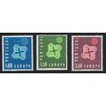 Portugal Europa 3v 1961 MNH SG#1193-1195