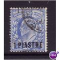 British Levant 1905 /08 sg 13 1pi on 2 1/2d Uit...