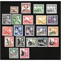 MALTA 1948/53 1/4d - 10s SG 234 - 248 SET 21 VA...