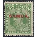 Samoa 1914 SG115 1/2d Yellow-Green Mounted Mint...