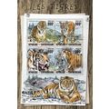 CENTRAL AFRICA 2016 SHEET MNH TIGERS WILD CATS ...