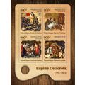 CENTRAL AFRICA 2016 SHEET MNH DELACROIX ART PAI...