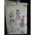 Vintage Butterick 4384 Girl's Bow Knot Wide Ski...