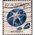 AUSTRALIA, GEMS, Star Sapphire, white 1974, 10ct