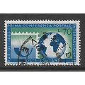 ITALY 1963 PARIS POSTAL CONFERENCE 70L POSTHORN...