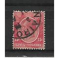 Kenya&Uganda.SG82 15c Rose-CarmineFine Used.Apr21