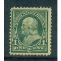 279 1c Benjamin Franklin Just Clears MHR M04366