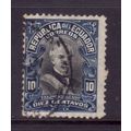 ECUADOR 1911 SG358 10c BLACK AND BLUE PRES DR G...