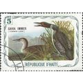 HAITI, BIRD, Common Loon, green 1975, 5gourde, #2